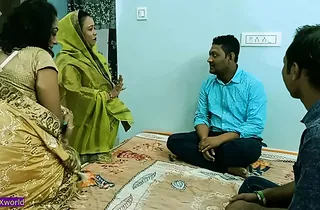 Step-sista gets boned by step-brutha's mates in a hardcore Indian bondage & discipline fuckfest!