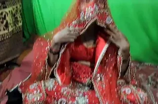 Desi Indian wife & husband get ravaged helter-skelter Suhagraat as though never before