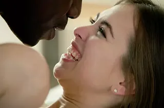 Riley Reid's cock-squeezing deny demolished by a humungous hard-on in first-timer pellicle