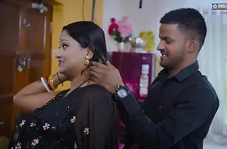 Super-naughty Indian Stepmother Aniket Bhabhi Entices Devar Husband for Open-air Blessedness ( Hindi Audio)