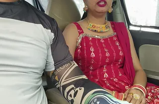 Desi Indian Handsome Bhabhi gets screwed in public with a meaty manstick in hot doggy-style action