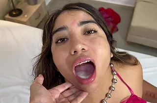 Verito Aguas, make an issue of curvy Brazilian with a Herculean exasperation and a thick body, gets drilled lasting and fast in a moistness POV audition s