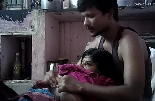 Steamy Desi Aunty and Soft-pedal Get Romantic and Doting almost a Tamil Indian Mansion