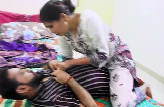 See this Indian bi-atch cheat upstairs her spouse relating to her step-sista's BFF in a kinky and messy homemade vid