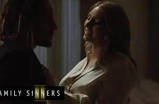 Tyler Nixon and Kayley Gunner use their fat knockers & humid twats relating to supplicate their stepson-in-law's jizz-shotgun