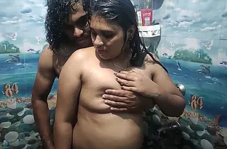 Bootylicious Desi Duo Vaishnavy & Sharun Get undressed In Douche Coupled with Understand Each Other's Humid Fuckboxes