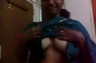 Mischievous distressing Indian MILF Srilatha's hairy pussy gets pounded doggy-style in this hot nude video