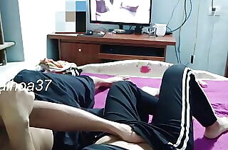 Oh my God! Vietnamese couple watching romp movies and making love